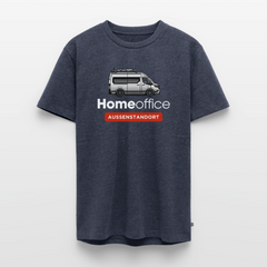 Vanlife Homeoffice - Herren Camping T-Shirt - Jeansblau 