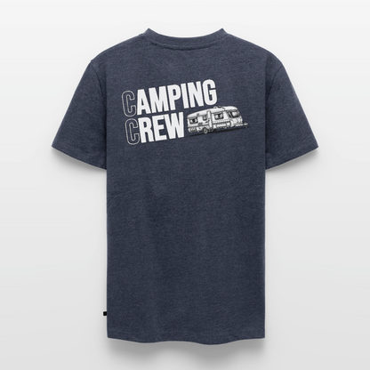 Wohnwagen Camping Crew - Herren Camping T-Shirt - Jeansblau 