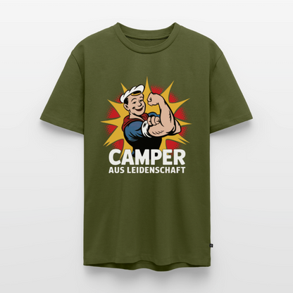 Camper aus Leidenschaft - Herren Camping T-Shirt - Khaki