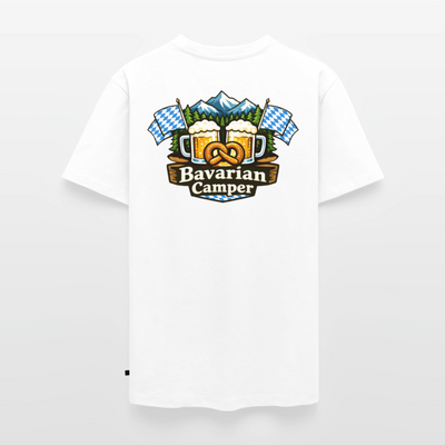 Bavarian Camper - Herren Camping T-Shirt - Weiß