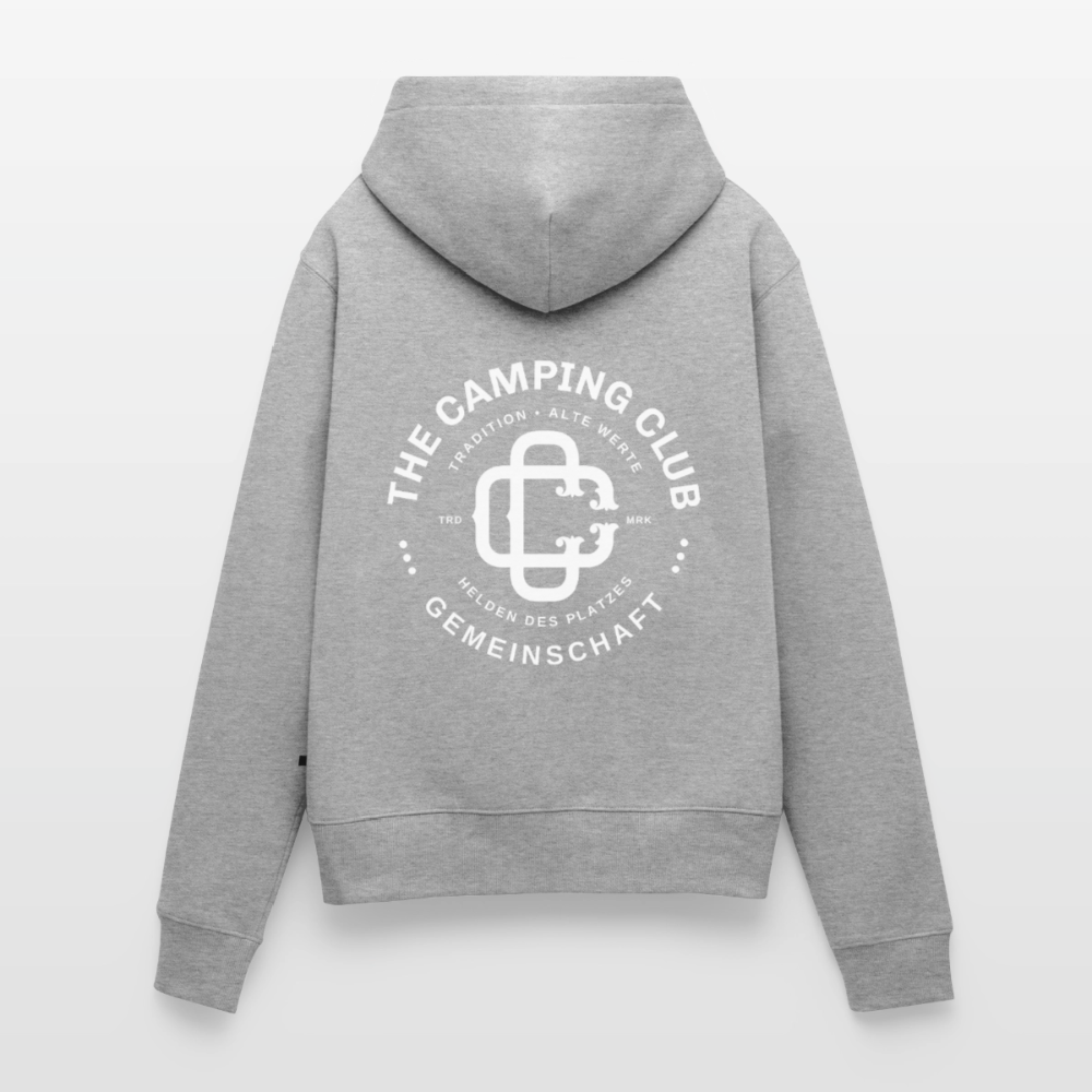 SPOD - Camping Club - Damen Camping Hoodie - Grau meliert