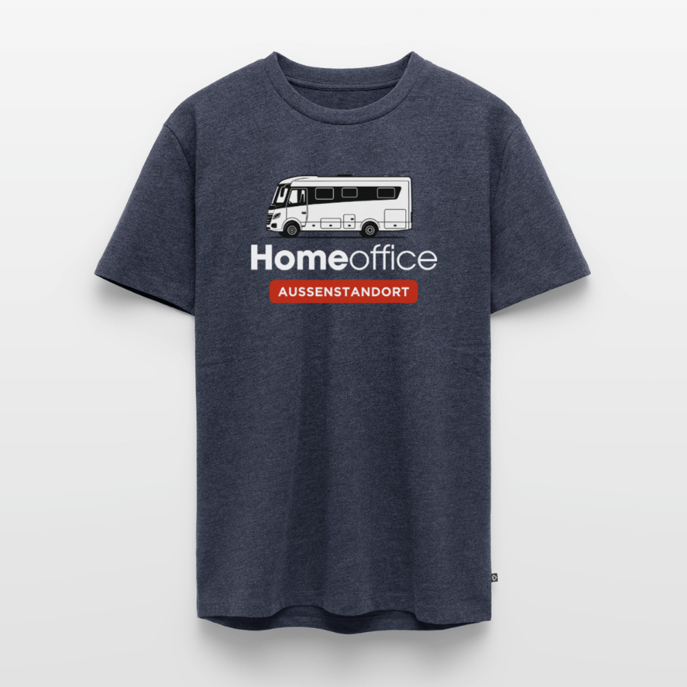 Vollintegriert Homeoffice - Herren Camping T-Shirt - Jeansblau 