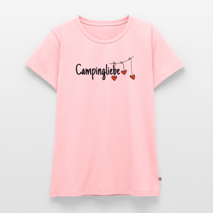 Campingliebe - Damen Camping T-Shirt - Rosa