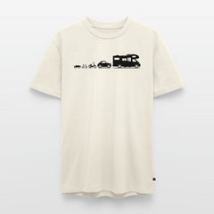 Evolution Wohnmobil - Herren Camping T-Shirt - Naturweiß