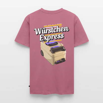 Würstchen Express - Herren Camping T-Shirt - Mauve