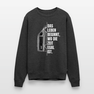 Camping ist Zeitlos - Herren Camping Sweatshirt - Vanlife - Anthrazit meliert