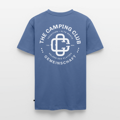 Camping Club - Herren Camping T-Shirt - Taubenblau