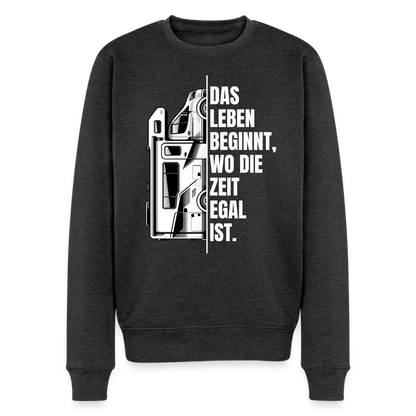 Camping ist Zeitlos - Herren Camping Sweatshirt - Vanlife - Anthrazit meliert