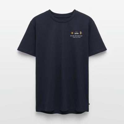 Definition von Glück - Herren Camping T-Shirt - Bulli - Navy