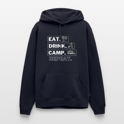 Eat Drink Camp - Herren Camping Hoodie - Vanlife - Navy