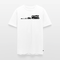 Evolution Wohnmobil - Herren Camping T-Shirt - Weiß