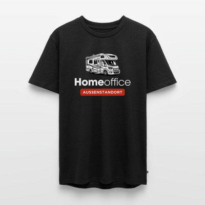 Wohnmobil Homeoffice - Herren Camping T-Shirt - Schwarz