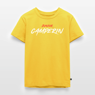 Junior Camperin - Kinder Camping T-Shirt - Sonnengelb