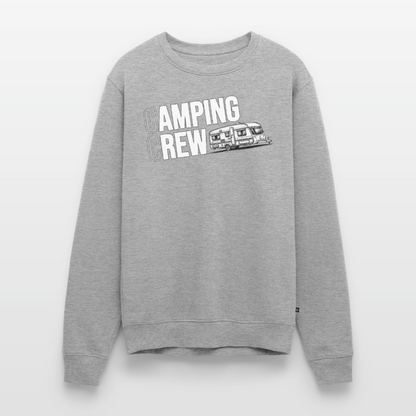 Wohnwagen Camping Crew - Herren Camping Sweatshirt - Grau meliert
