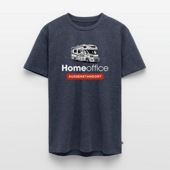 Wohnmobil Homeoffice - Herren Camping T-Shirt - Jeansblau 