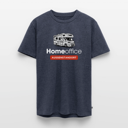 Wohnmobil Homeoffice - Herren Camping T-Shirt - Jeansblau 