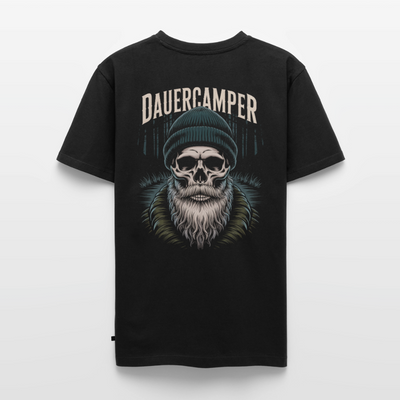 Dauercamper - Herren Camping T-Shirt - Schwarz