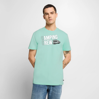 Vanlife Camping Crew - Herren Camping T-Shirt - Mint 