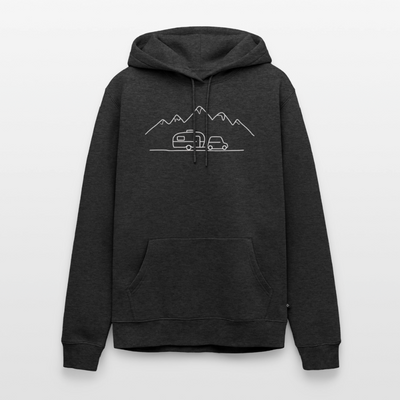 Keep it simple - Herren Camping Hoodie - Anthrazit meliert