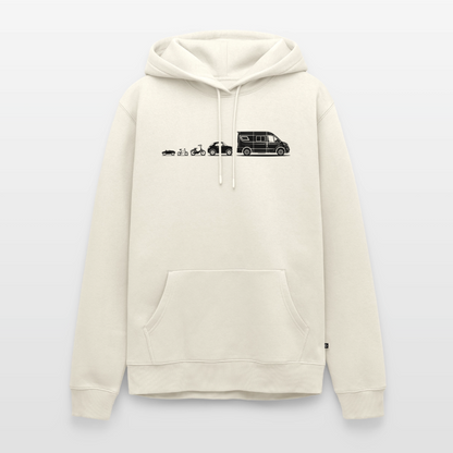 Evolution Vanlife - Herren Camping Hoodie - Naturweiß