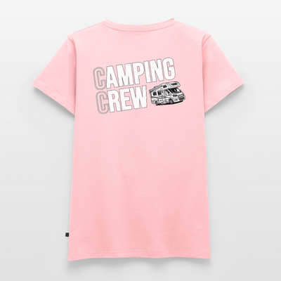 Wohnmobil Camping Crew - Damen Camping T-Shirt - Rosa