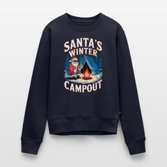 Santas Campout - Damen Camping Sweatshirt - Navy