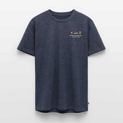 Definition von Glück - Herren Camping T-Shirt - Bulli - Jeansblau 
