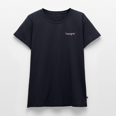 Campingliebe Ballon - Damen Camping T-Shirt - Navy