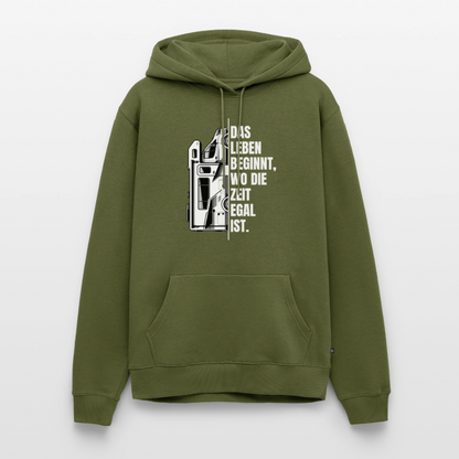 Camping ist Zeitlos - Herren Camping Hoodie - Wohnmobil - Khaki