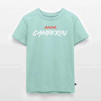 Junior Camperin - Kinder Camping T-Shirt - Mint 