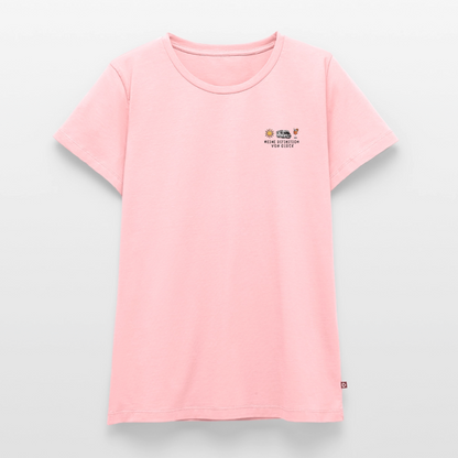 Definition von Glück - Damen Camping T-Shirt - Wohnmobil - Rosa