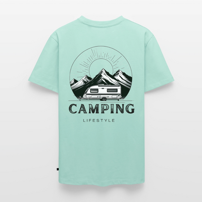 Camping Lifestyle - Herren Camping T-Shirt - Mint 