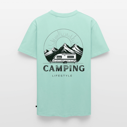 Camping Lifestyle - Herren Camping T-Shirt - Mint 