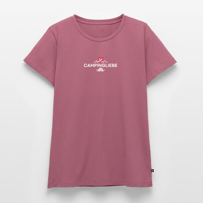 Wohnwagen Campingliebe - Damen Camping T-Shirt - Mauve