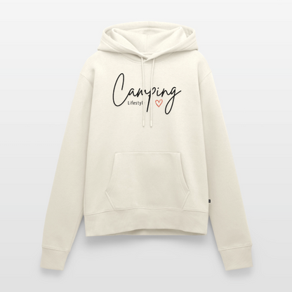 SPOD - Camping Lifestyle Liebe - Damen Camping Hoodie - Naturweiß