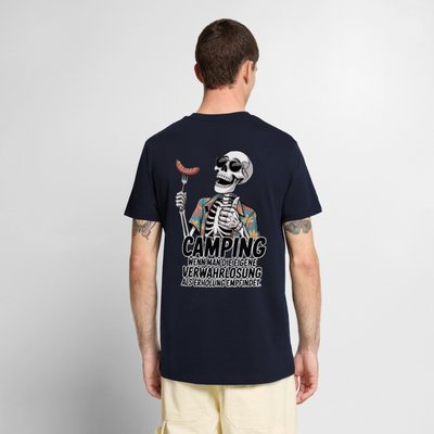 Camping Verwahrlosung - Herren Camping T-Shirt - Navy