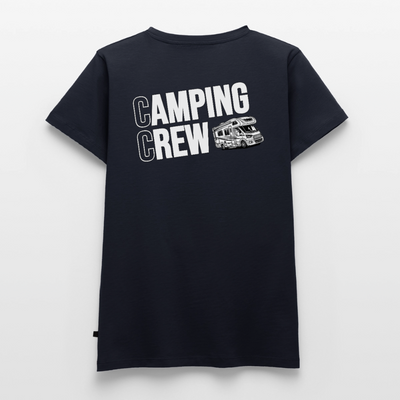 Wohnmobil Camping Crew - Damen Camping T-Shirt - Navy