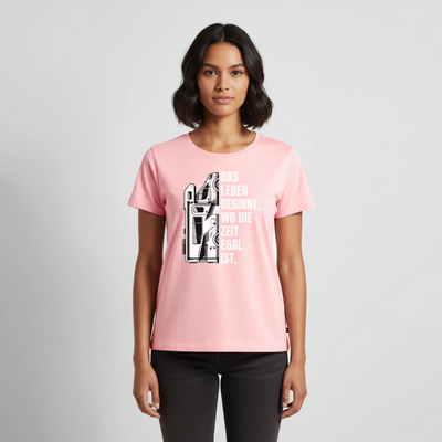 Camping ist Zeitlos - Damen Camping T-Shirt - Wohnmobil - Rosa
