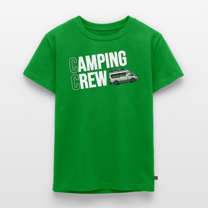 Vanlife Camping Crew - Kinder Camping T-Shirt - Grün