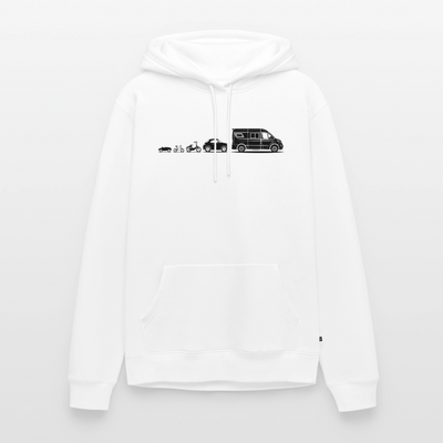 Evolution Vanlife - Herren Camping Hoodie - Weiß