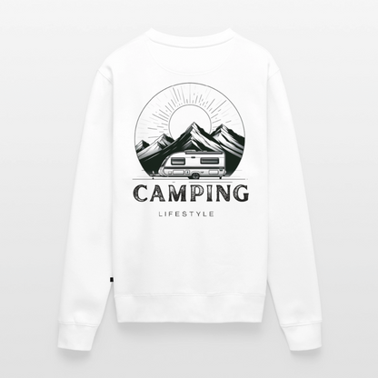 Camping Lifestyle - Herren Camping Sweatshirt - Weiß