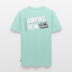 Wohnmobil Camping Crew - Herren Camping T-Shirt - Rückendruck - Mint 