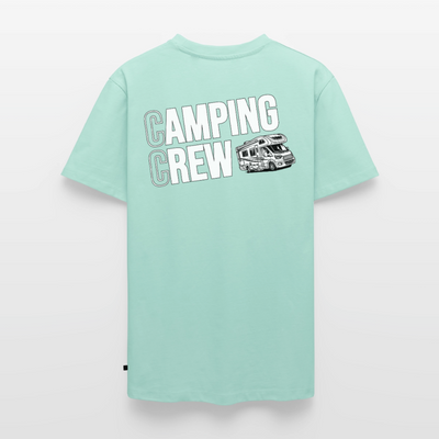 Wohnmobil Camping Crew - Herren Camping T-Shirt - Rückendruck - Mint 
