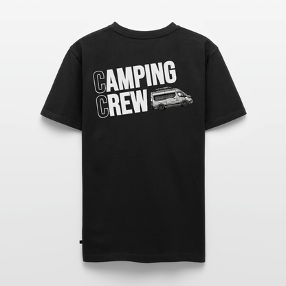 Vanlife Camping Crew - Herren Camping T-Shirt - Rückendruck - Schwarz
