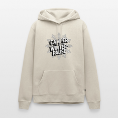 Camper in Winterpause - Herren Camping Hoodie - Beige
