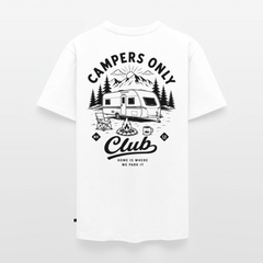 Campers Only Club - Herren Camping T-Shirt - Wohnwagen - Weiß