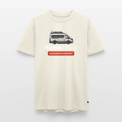 Vanlife Homeoffice - Herren Camping T-Shirt - Naturweiß