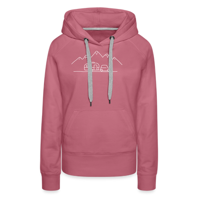 SPOD - Keep it simple - Damen Camping Hoodie - Malve