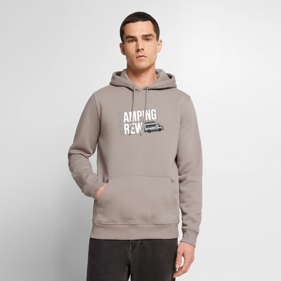 Vanlife Camping Crew - Herren Camping Hoodie - Taupe