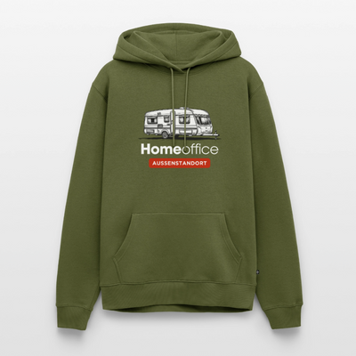 Wohnwagen Homeoffice - Herren Camping Hoodie - Khaki